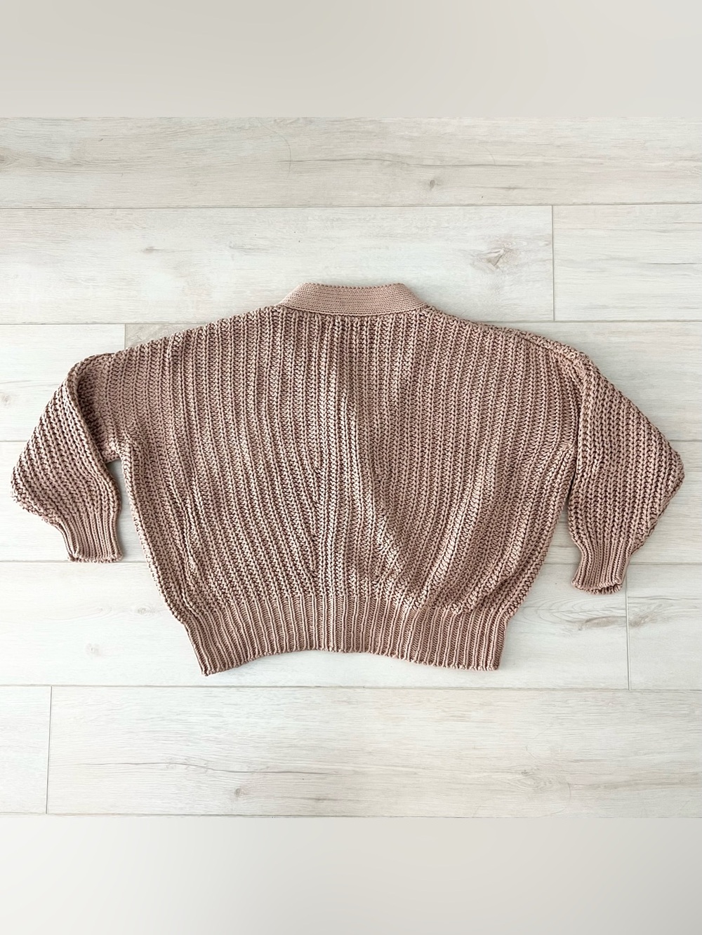 Babaa Cardigan No18 in Fig | No 18 Cotton Knit - Picture 4 of 4